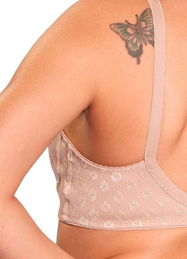 Duloren - Sutiã sem Aro e sem Bojo Duloren 121945 Taça B 41-Beige-Foncé 4