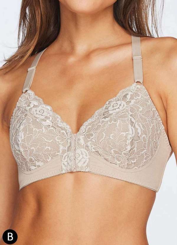 Triumph - Sutiã sem Aro e sem Bojo Fy Triumph Classic Soft 24716 Taça B 48-Mink