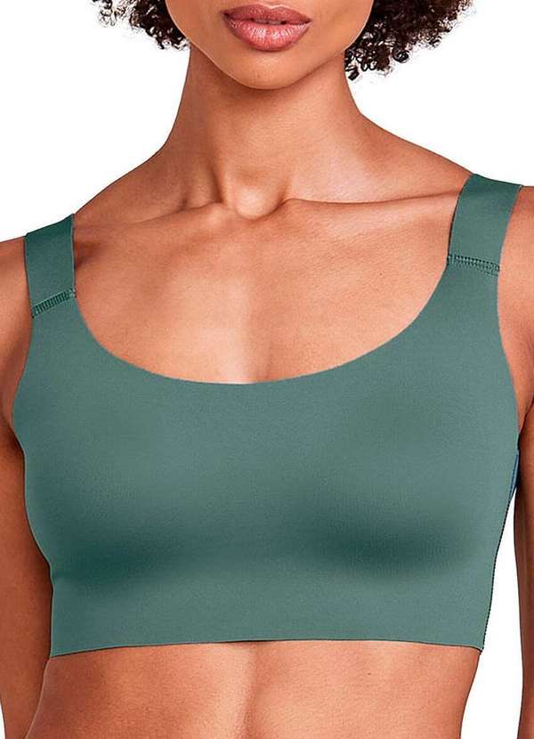 Hope - Sutiã sem Aro e sem Bojo Hope 22850 Vbt-Verde-Botânico