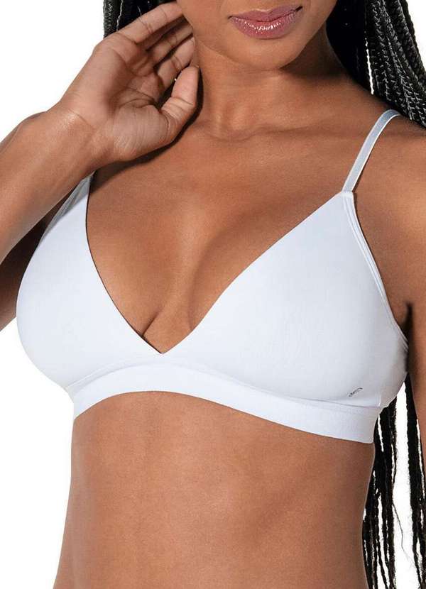 Demillus - Sutiã sem Aro e sem Bojo Lieve Demillus 61047 20-Branco