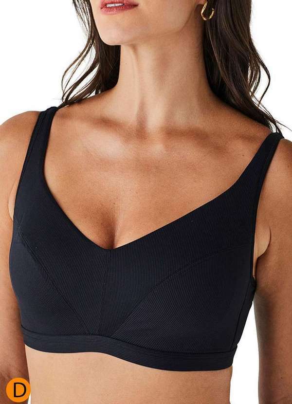 Liz - Sutiã sem Aro e sem Bojo Liz 51422 Taça D 381-Super-Black 3