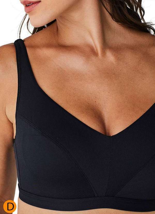 Liz - Sutiã sem Aro e sem Bojo Liz 51422 Taça D 381-Super-Black 4