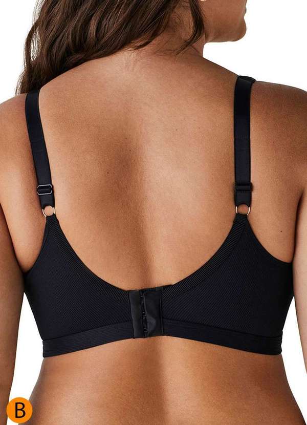 Liz - Sutiã sem Aro e sem Bojo Liz 57422 Taça B 381-Super-Black 2