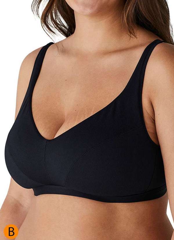 Liz - Sutiã sem Aro e sem Bojo Liz 57422 Taça B 381-Super-Black 3