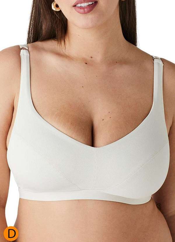 Liz - Sutiã sem Aro e sem Bojo Liz 57422 Taça D 628-Natural