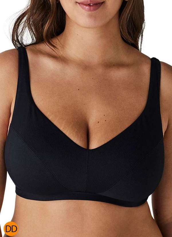 Liz - Sutiã sem Aro e sem  Bojo Liz 57422 Taça Dd 381-Super-Black