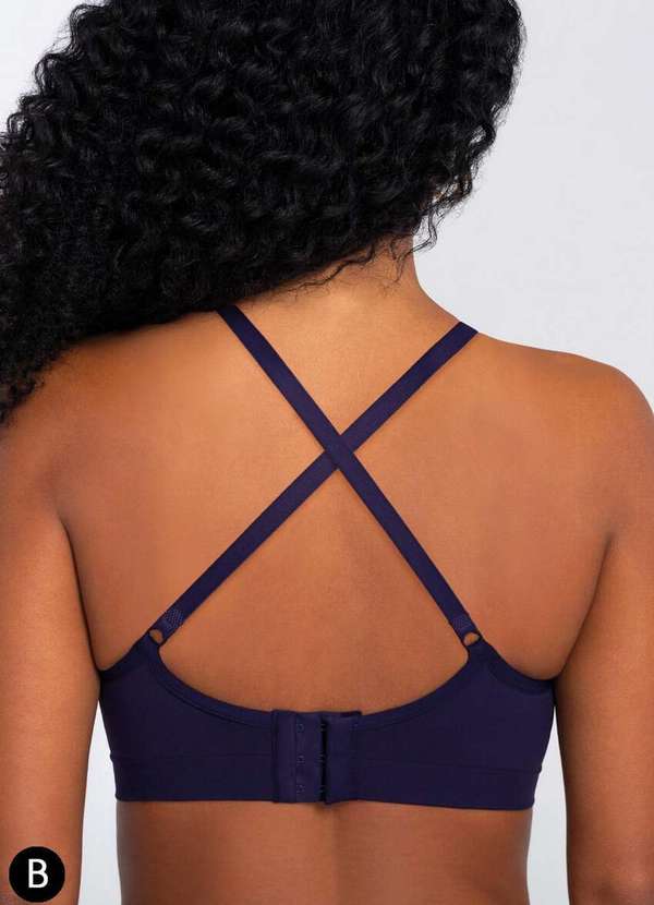 Lupo - Sutiã sem Aro e sem Bojo Loba 41028-001 Taça B 2014-Indigo 2