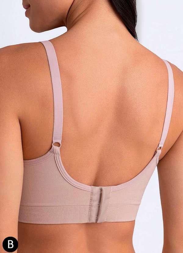 Lupo - Sutiã sem Aro e sem Bojo Loba 41028-001 Taça B 614-Natural 2