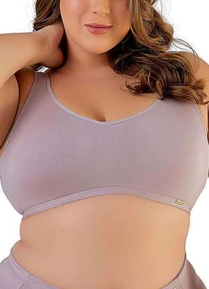 Sutiã sem Aro e sem Bojo Love Secret 813105 Plus Size - LOVE SECRET
