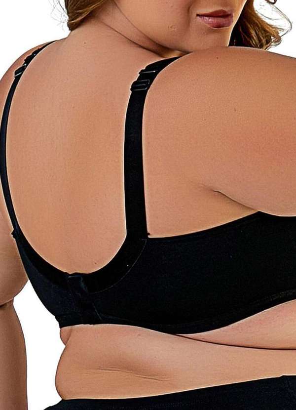 Love Secret - Sutiã sem Aro e sem Bojo Love Secret 813105 Plus Size 012-Preto 2