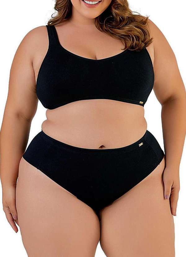 Love Secret - Sutiã sem Aro e sem Bojo Love Secret 813105 Plus Size 012-Preto 3