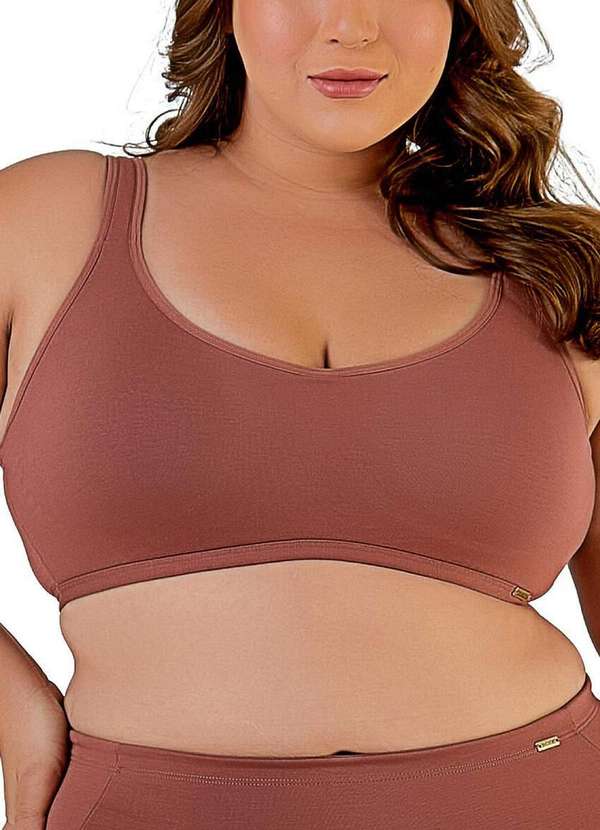 Love Secret - Sutiã sem Aro e sem Bojo Love Secret 813105 Plus Size 719-Bronze