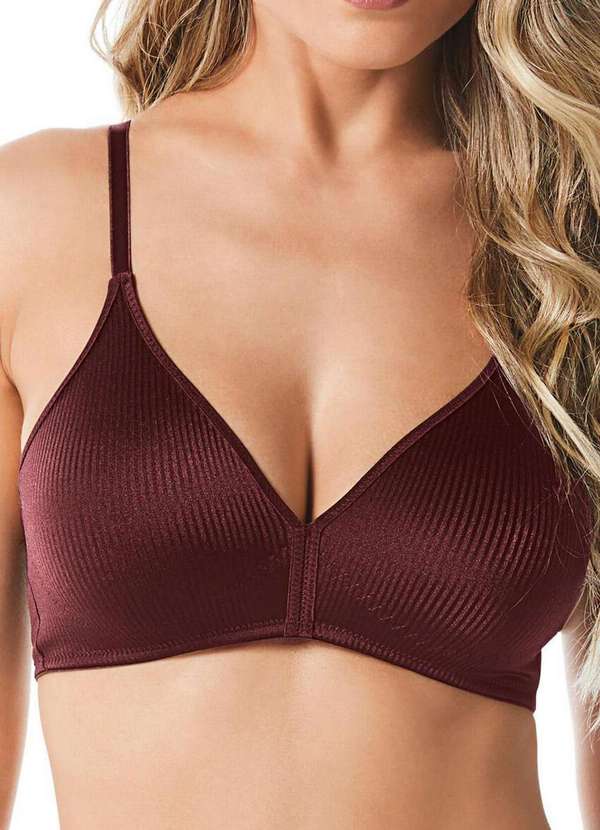 Demillus - Sutiã sem Aro e sem Bojo Moderato Demillus 61100 50-Vinho-Barolo