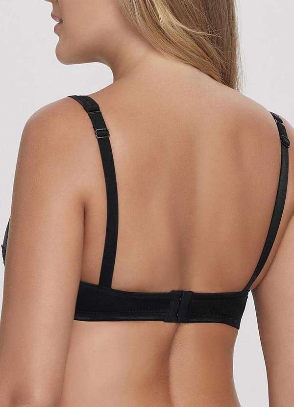 Triumph - Sutiã sem Aro e sem Bojo N Triumph 25076 217-Preto 2