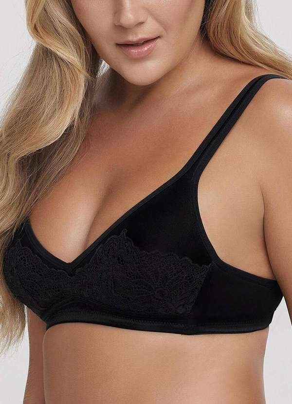 Triumph - Sutiã sem Aro e sem Bojo N Triumph 25076 217-Preto 3