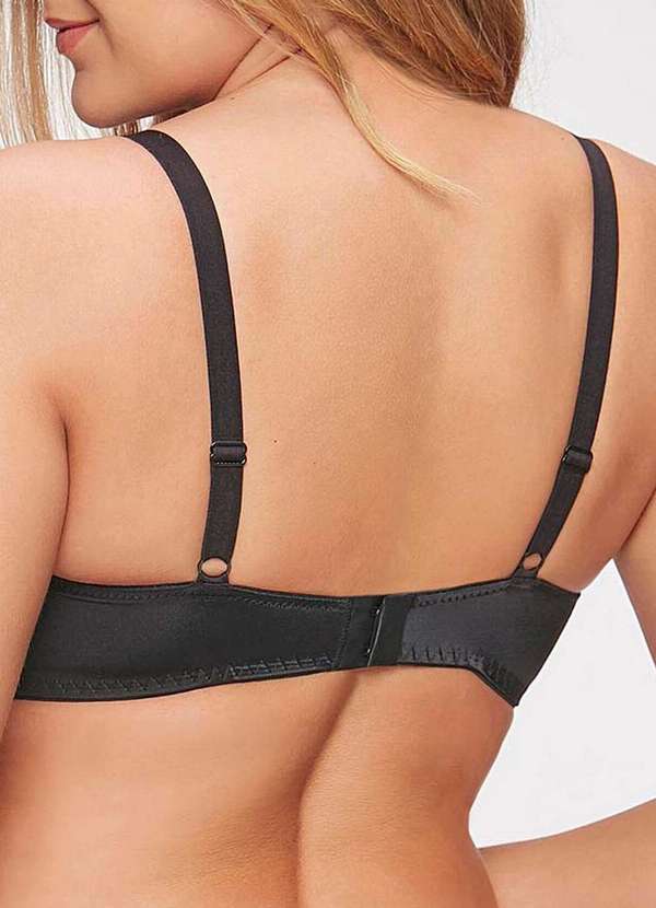 Triumph - Sutiã sem Aro e sem Bojo N Triumph Havana 24913 Taça B 217-Preto 3