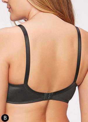 Sutiã sem Aro e sem Bojo N (Preto) Triumph Lady Form Lace 24755 Taça B - TRIUMPH