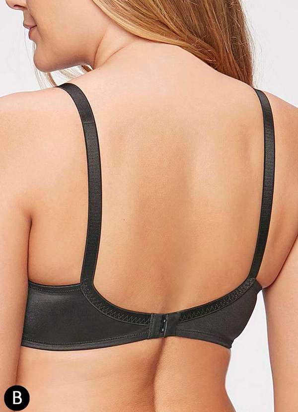 Triumph - Sutiã sem Aro e sem Bojo N Triumph Lady Form Lace 24755 Taça B 217-Preto 2