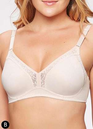 Sutiã sem Aro e sem Bojo N Triumph Lady Form Lace 24755 Taça B - TRIUMPH