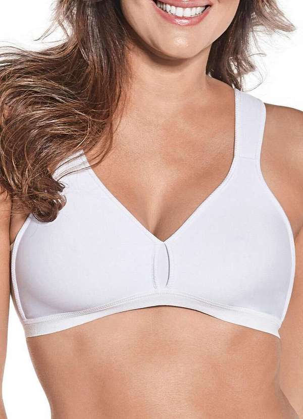 Demillus - Sutiã sem Aro e sem Bojo Olimpo Conforto Demillus 61004 20-Branco
