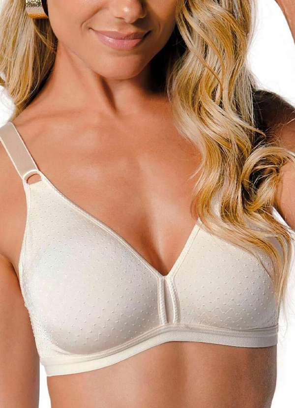 Demillus - Sutiã sem Aro e sem Bojo Olimpo Demillus 61019 14-Pérola