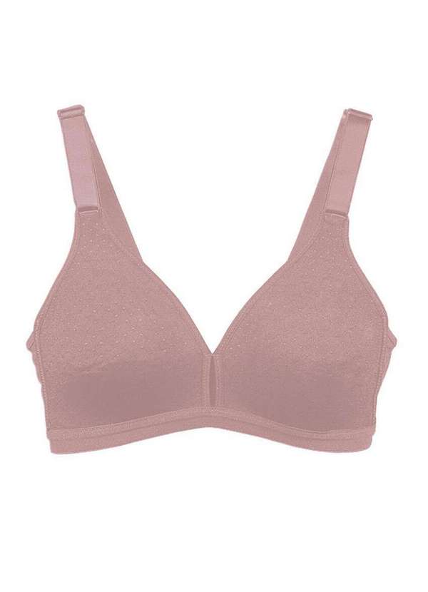 Demillus - Sutiã sem Aro e sem Bojo Olimpo Demillus 61019 55-Bege-Rosado 2