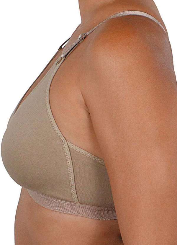 Demillus - Sutiã sem Aro e sem Bojo Olimpo Demillus 61054 Bege-Rosado 3