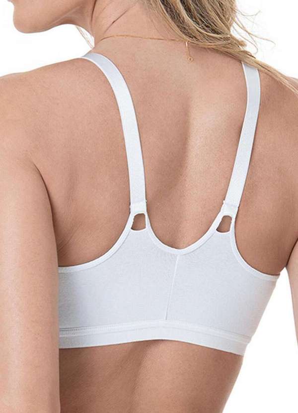 Demillus - Sutiã sem Aro e sem Bojo Olimpo Demillus 61054 20-Branco 2