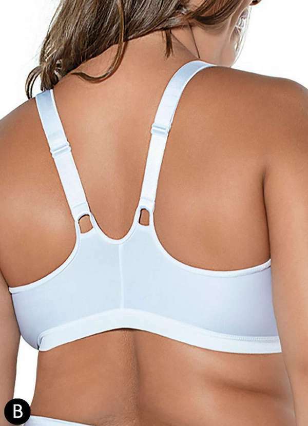 Sutiã sem Aro e sem Bojo Olimpo Demillus 61818 20-Branco - Meias