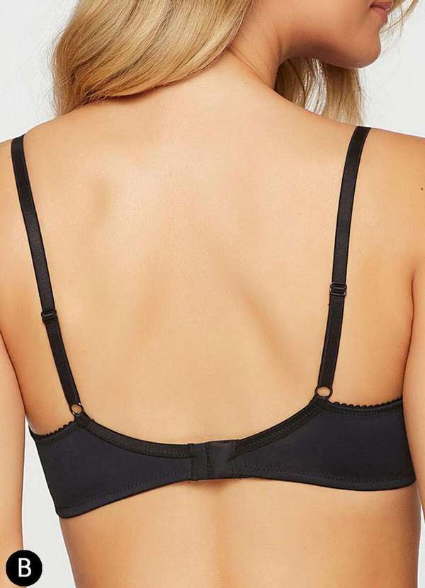 Valisere - Sutiã sem Aro e sem Bojo Valisere 24164 Taça B 71-Preto 2