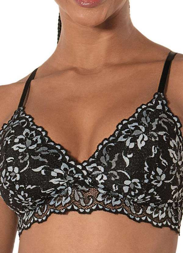 Demillus - Sutiã sem Aro e sem Bojo Xamego Demillus 61485 Taça B 27-Preto