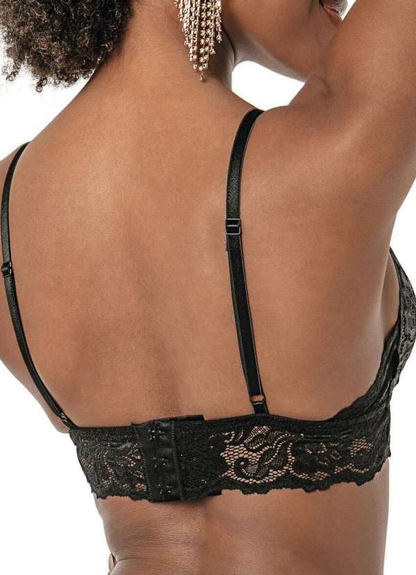 Demillus - Sutiã sem Aro e sem Bojo Xamego Demillus 61585 27-Preto 2