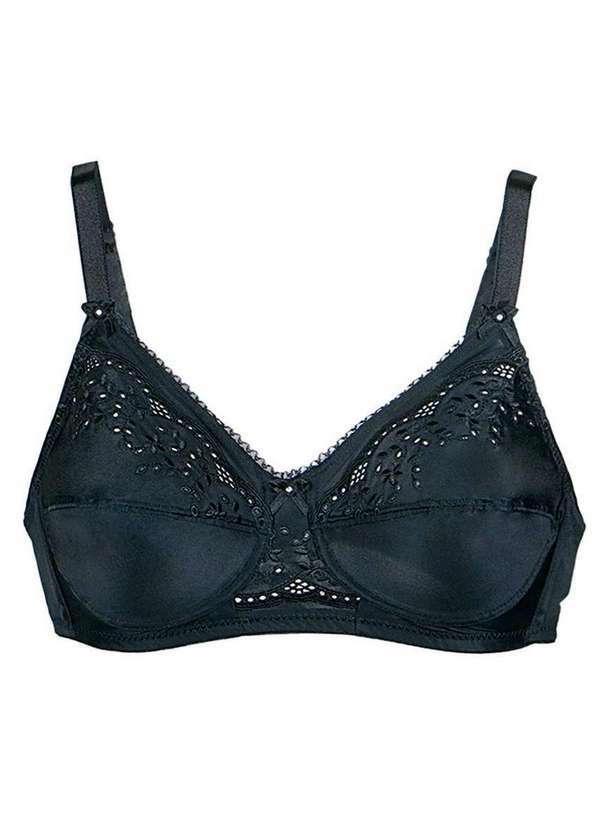 Demillus - Sutiã sem Aro e sem Bojo Novo Badine Demillus 61528 Taça B 27-Preto