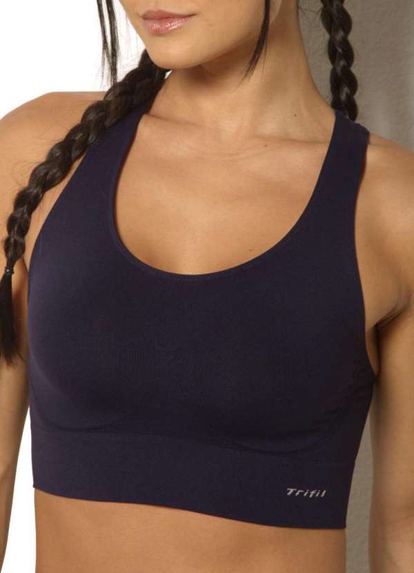 Trifil - Top sem Aro e sem Bojo Trifil 4078 0x01-Azul-Marinho