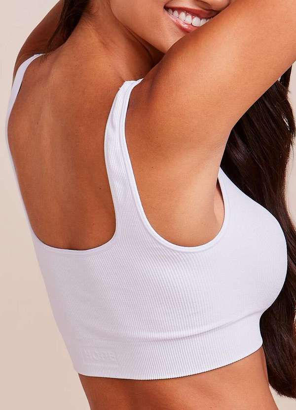 Hope - Top sem Aro e sem Bojo Hope 21110 Brc-Branco 4