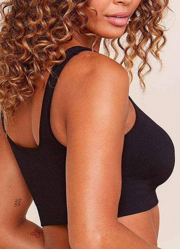 Hope - Top sem Aro e sem Bojo Hope 21110 Pt0-Preto 2