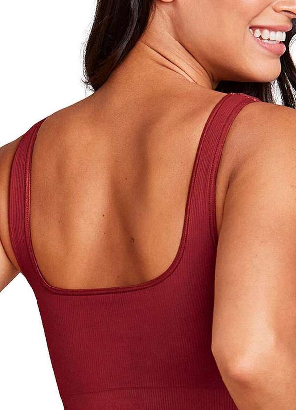 Hope - Top sem Aro e sem Bojo Hope 21110 Vjp-Vermelho-Jaspe 2