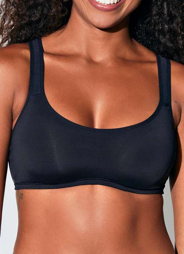 Liz - Top sem Aro com Bojo Liz 51118 71-Preto