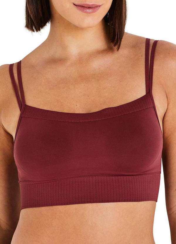 Liz - Top sem Aro com Bojo Liz 51315 662-Sienna