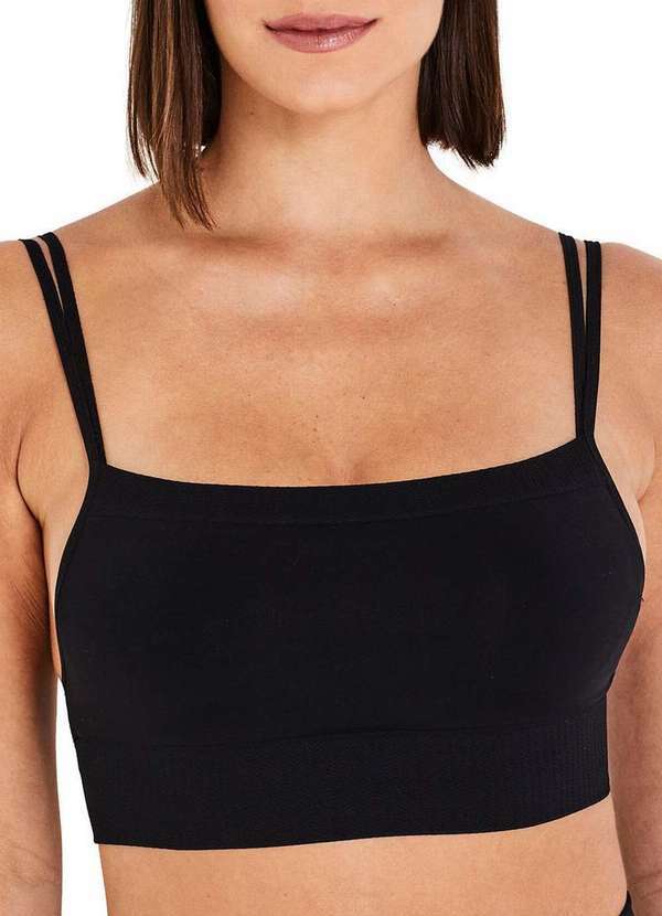 Liz - Top sem Aro com Bojo Liz 51315 381-Super-Black