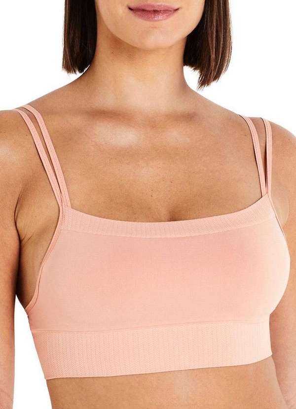 Liz - Top sem Aro com Bojo Liz 51315 661-Peach-Fuzz