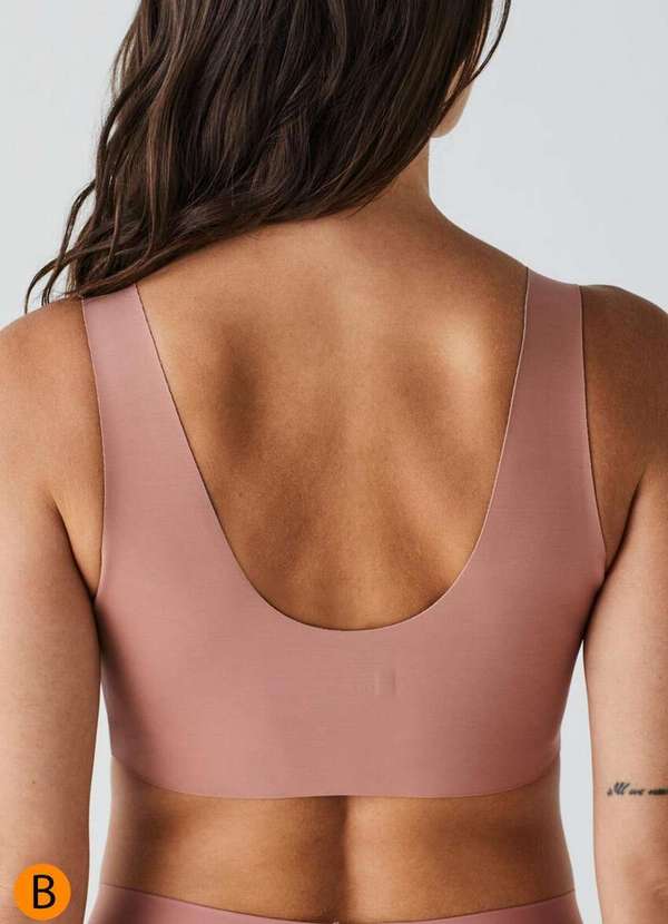 Liz - Top sem Aro com Bojo Liz 51356 Taça B 582-Rosa-Mônaco 2