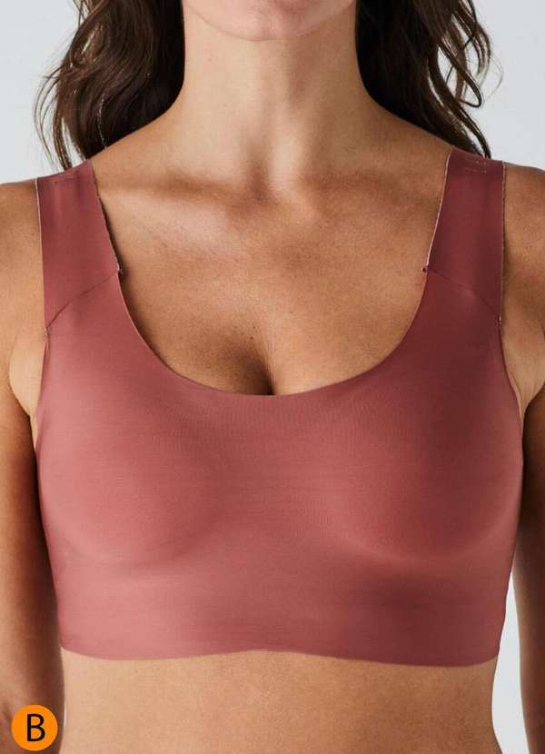 Liz - Top sem Aro com Bojo Liz 51356 Taça B 593-Astrodust