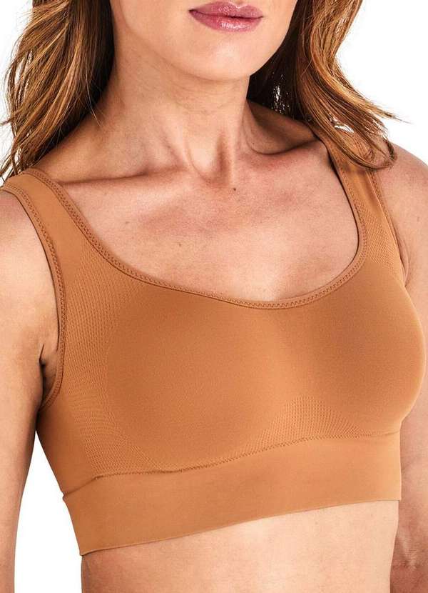 Liz - Top sem Aro com Bojo Liz 51935 652-Pecan 3