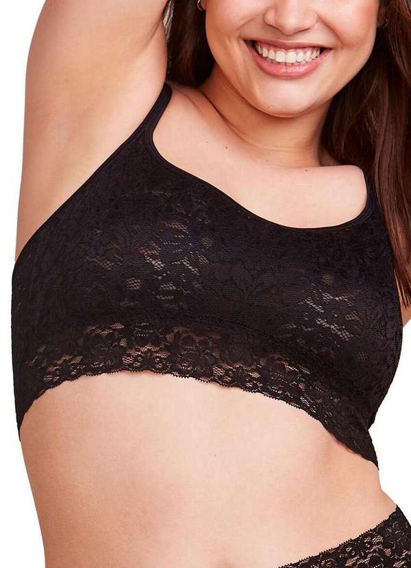 Hope - Top sem Aro com Bojo Removível Hope 0l211730 Pt0-Preto