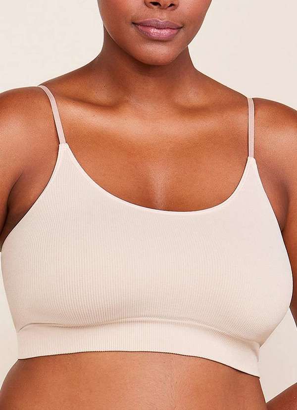 Hope - Top sem Aro com Bojo Removível Hope 21010 Blt-Bege-Ballet 3