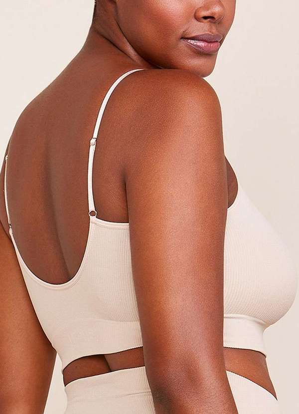 Hope - Top sem Aro com Bojo Removível Hope 21010 Blt-Bege-Ballet 4