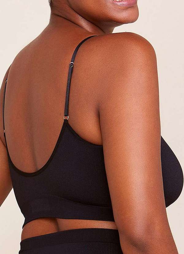 Hope - Top sem Aro com Bojo Removível Hope 21010 Pt0-Preto 4