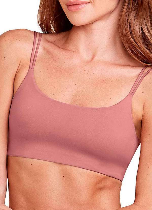 Hope - Top sem Aro com Bojo Removível Hope 2186 Rln-Rosa-Collant