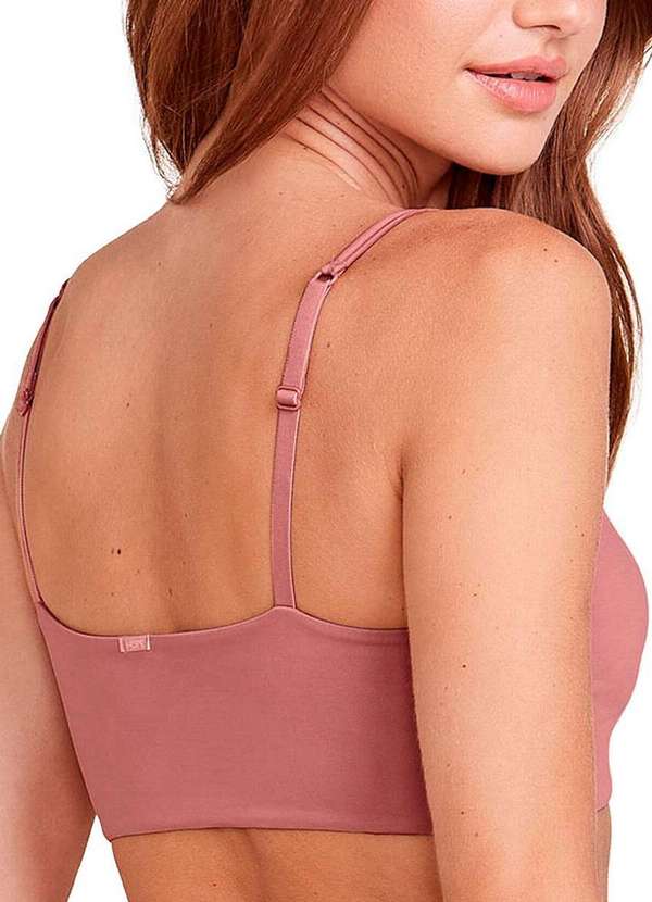 Hope - Top sem Aro com Bojo Removível Hope 2186 Rln-Rosa-Collant 2